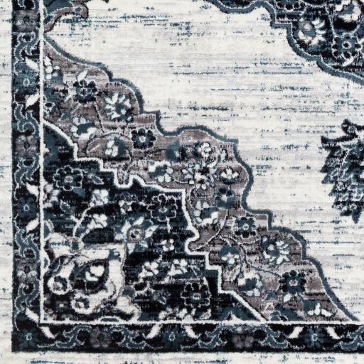 Surya Wanderlust WNL-2320 Charcoal Ink Blue 7'10" x 10'3" Rug