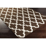 Surya York AWHD-1000 Dark Brown Ivory 2' x 3' Rug