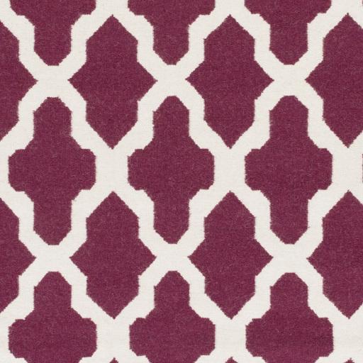 Surya York AWHD-1003 Dark Purple Ivory 5' x 8' Rug