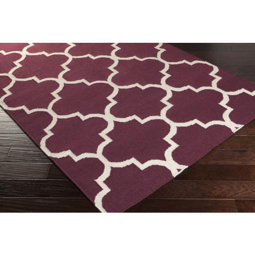 Surya York AWHD-1016 Dark Purple Ivory 2' x 3' Rug
