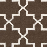 Surya York AWHD-1021 Dark Brown Ivory 5' x 8' Rug
