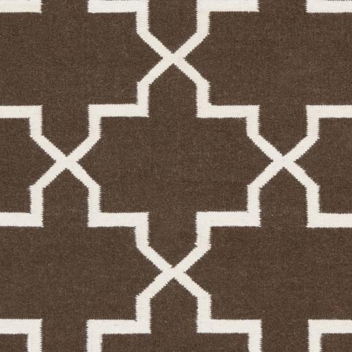 Surya York AWHD-1021 Dark Brown Ivory 9' x 12' Rug