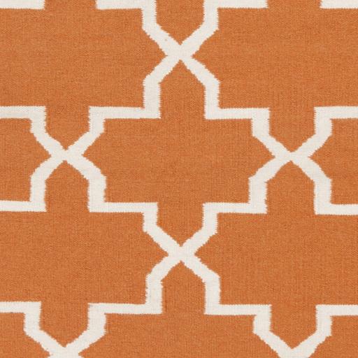 Surya York AWHD-1025 Bright Orange Ivory 9' x 12' Rug