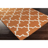 Surya York AWHD-1025 Bright Orange Ivory 9' x 12' Rug