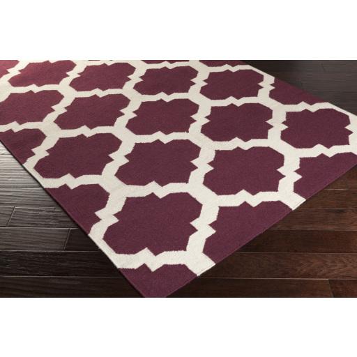 Surya York AWHD-1031 Dark Purple Ivory 8' x 10' Rug