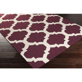 Surya York AWHD-1031 Dark Purple Ivory 9' x 12' Rug