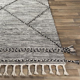 Surya Zanafi ZNF-2300 Black Cream 8' x 10' Rug