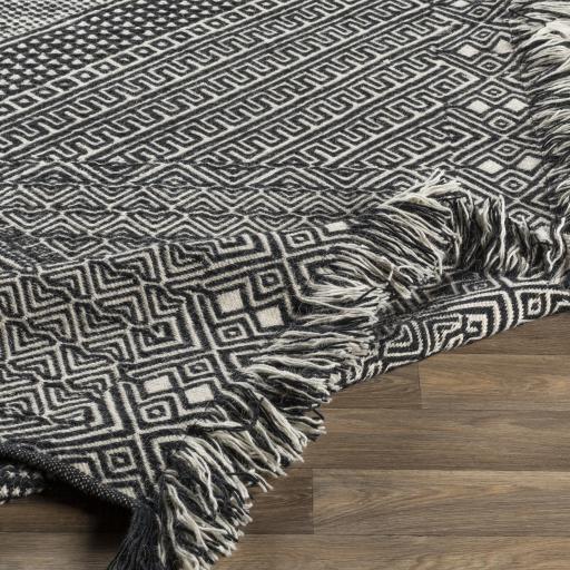 Surya Zanafi ZNF-2303 Black Ivory 8'10" x 12' Rug