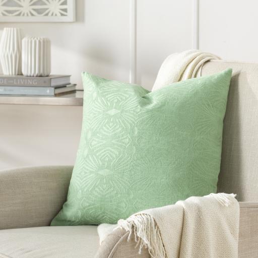 Surya Accra ACA-003 Light Green Light Sage 20"H x 20"W Pillow Cover