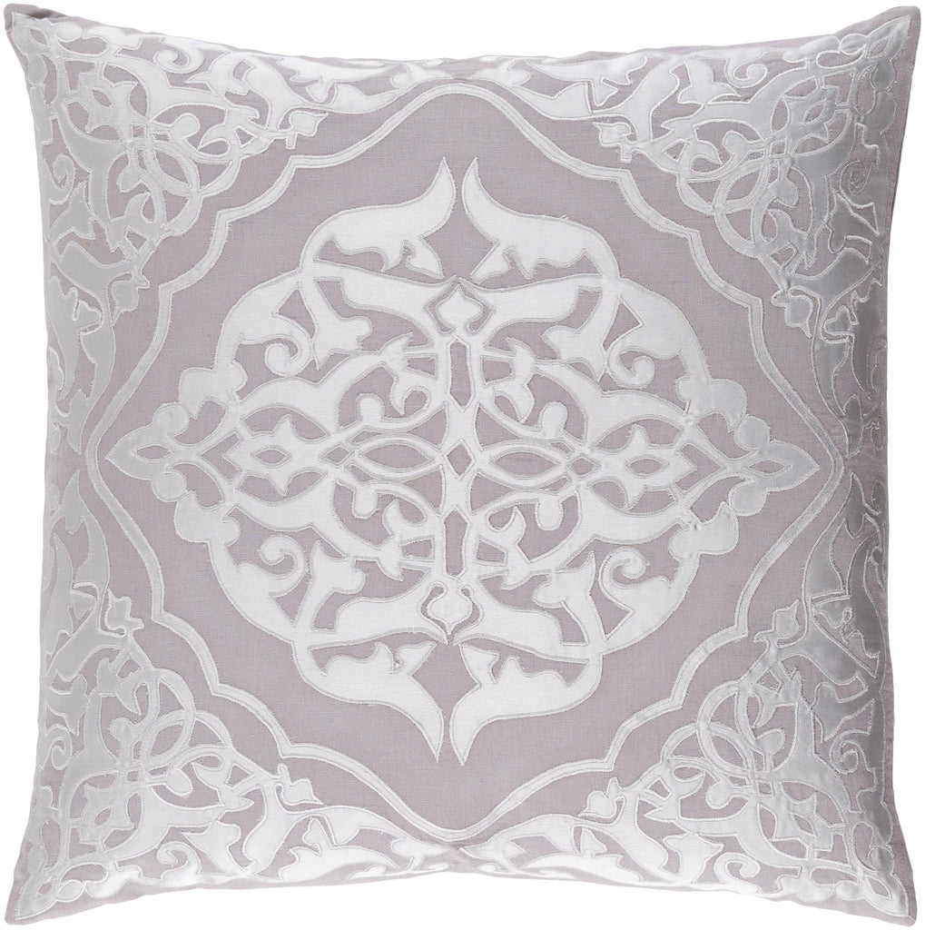 Surya Adelia ADI-003 Light Slate Medium Gray 18"H x 18"W Pillow Cover
