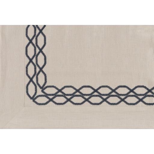 Surya Afia AFI-2003 Beige Ink Blue 108"W x 92"L Bed