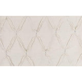 Surya Aiken AIK-9000 Metallic Silver Taupe 26"H x 26"W Bed