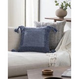 Surya Alaric ALK-007 Dark Blue 22"H x 22"W Pillow Cover