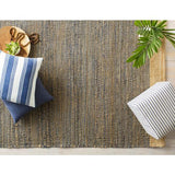 Surya Anchor Bay ACB-004 Cream Navy 22"H x 22"W Pillow Kit