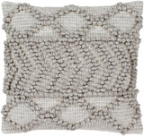 Surya Anders ADR-007 Cream Light Beige 18"H x 18"W Pillow Cover