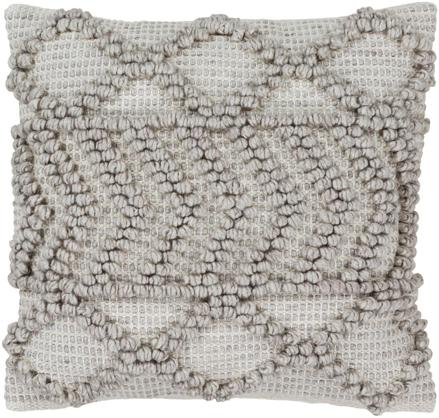 Surya Anders ADR-007 Cream Light Beige 18"H x 18"W Pillow Kit