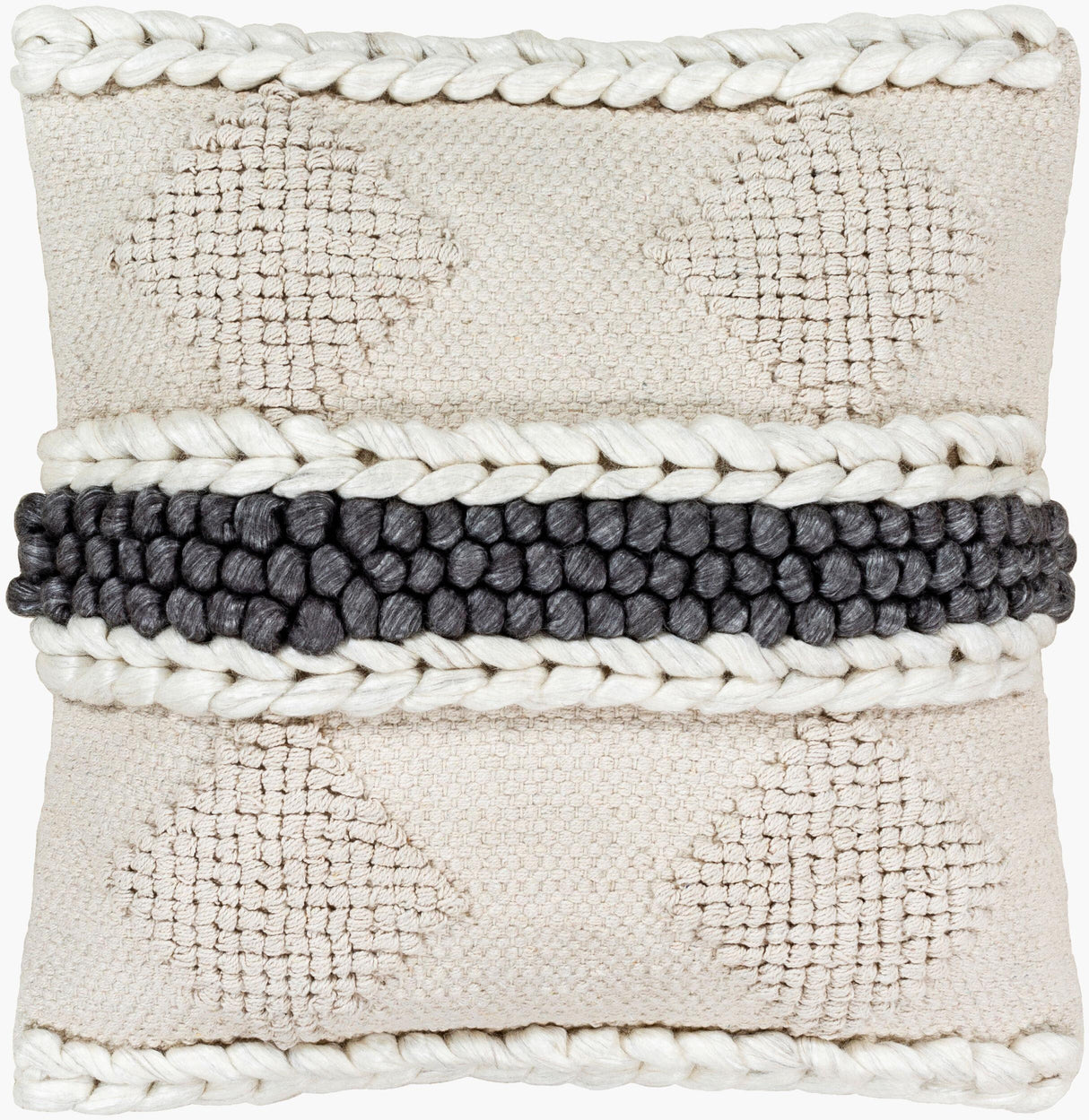 Surya Anton NTO-002 22"H x 22"W Pillow Kit