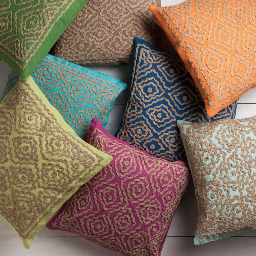 Surya Atlas LD-028 18"L x 18"W Pillow