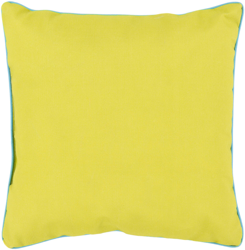 Surya Bahari BR-006 Aqua Light Green 16"H x 16"W Pillow Cover