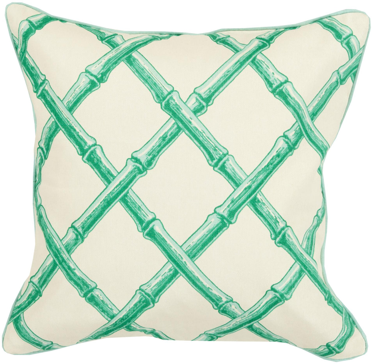 Surya Bamboo Lattice FBB-001 20"H x 20"W Pillow Kit