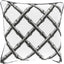 Surya Bamboo Lattice FBB-003 20"H x 20"W Pillow Cover