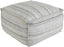 Surya Barnsley BNPF-004 13"H x 25"W x 25"D Pouf