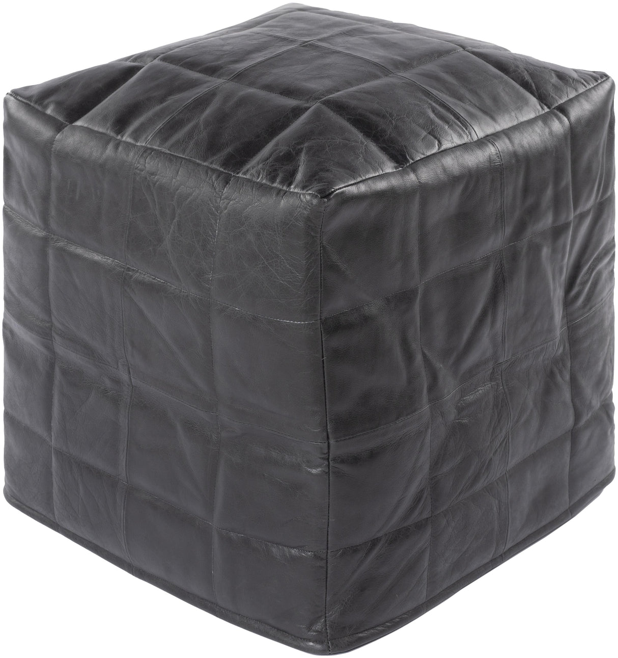 Surya Barrington BIPF-003 18"H x 18"W x 18"D Pouf