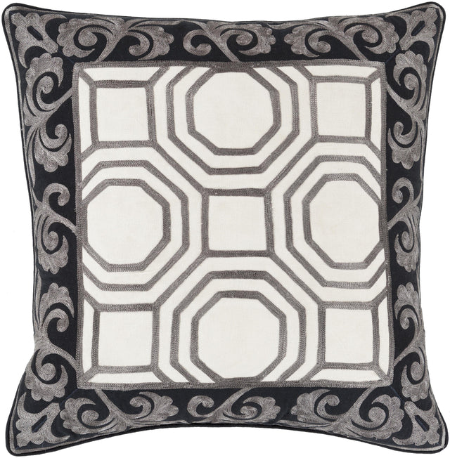 Surya Bel Ami BEL-001 18"H x 18"W Pillow Cover