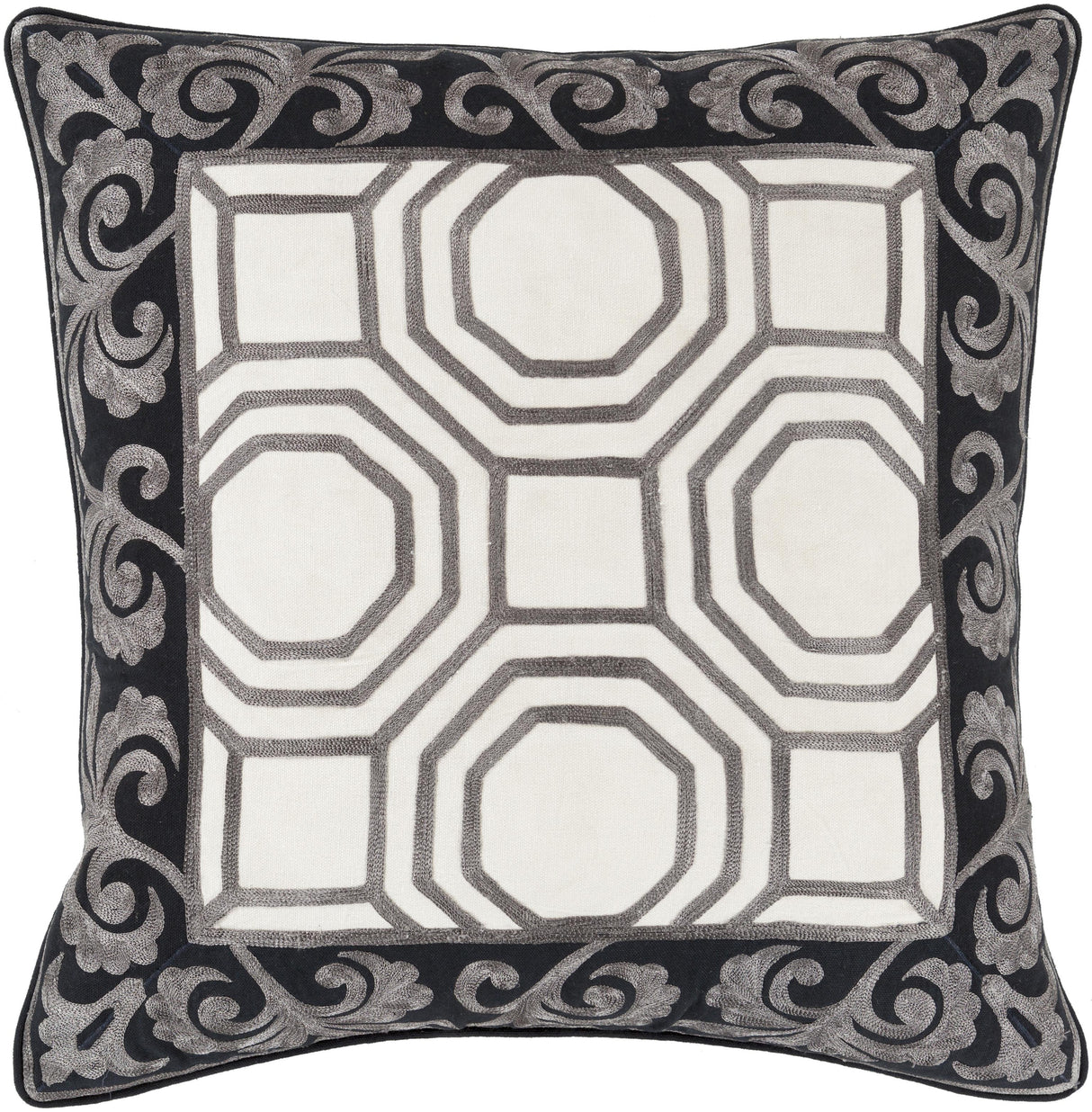 Surya Bel Ami BEL-001 20"H x 20"W Pillow Cover