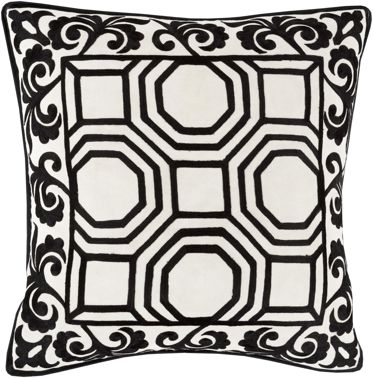 Surya Bel Ami BEL-003 20"H x 20"W Pillow Cover
