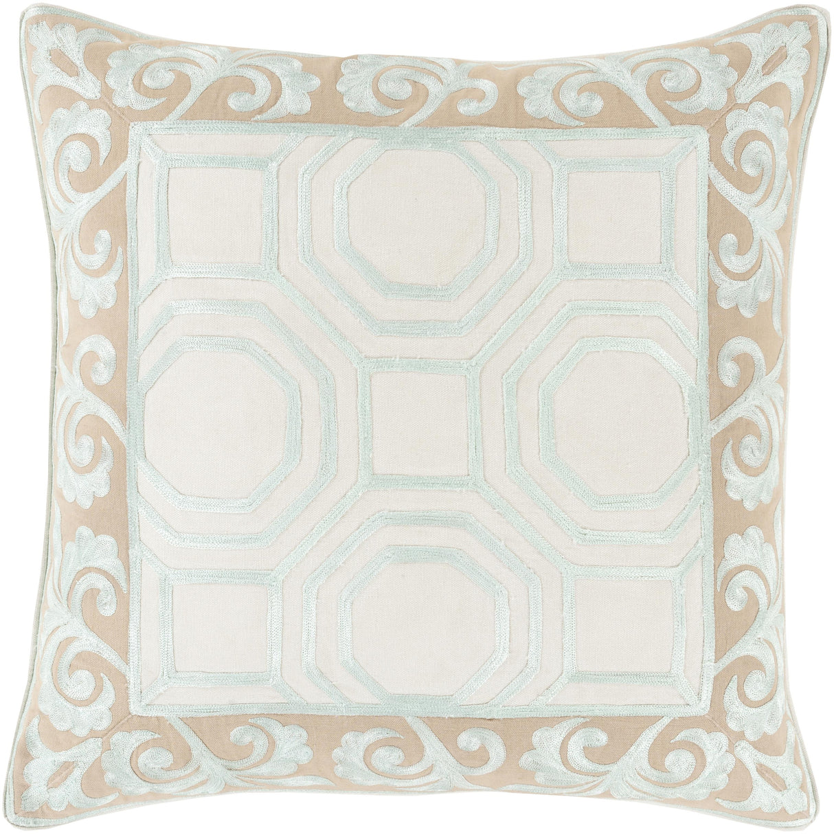 Surya Bel Ami BEL-004 18"H x 18"W Pillow Cover
