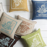Surya Big Kid Blocks BKB-001 18"H x 18"W Pillow Cover
