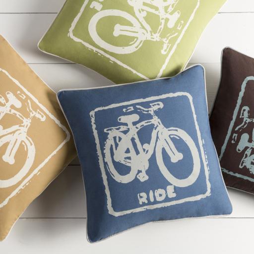 Surya Big Kid Blocks BKB-021 18"H x 18"W Pillow Kit