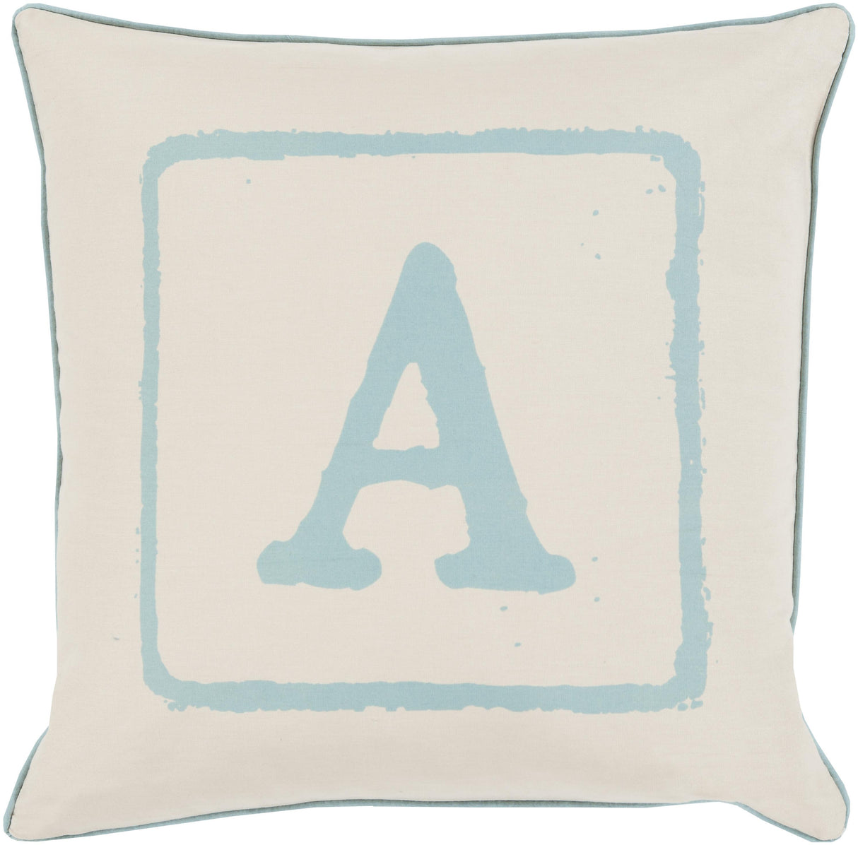 Surya Big Kid Blocks BKB-022 22"H x 22"W Pillow Cover