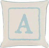 Surya Big Kid Blocks BKB-022 22"H x 22"W Pillow Cover