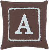 Surya Big Kid Blocks BKB-027 18"H x 18"W Pillow Cover