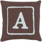 Surya Big Kid Blocks BKB-027 18"H x 18"W Pillow Cover