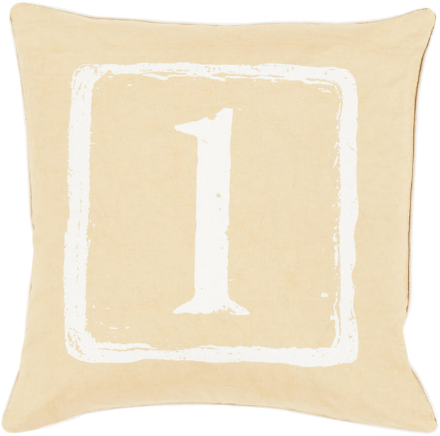 Surya Big Kid Blocks BKB-039 20"H x 20"W Pillow Cover
