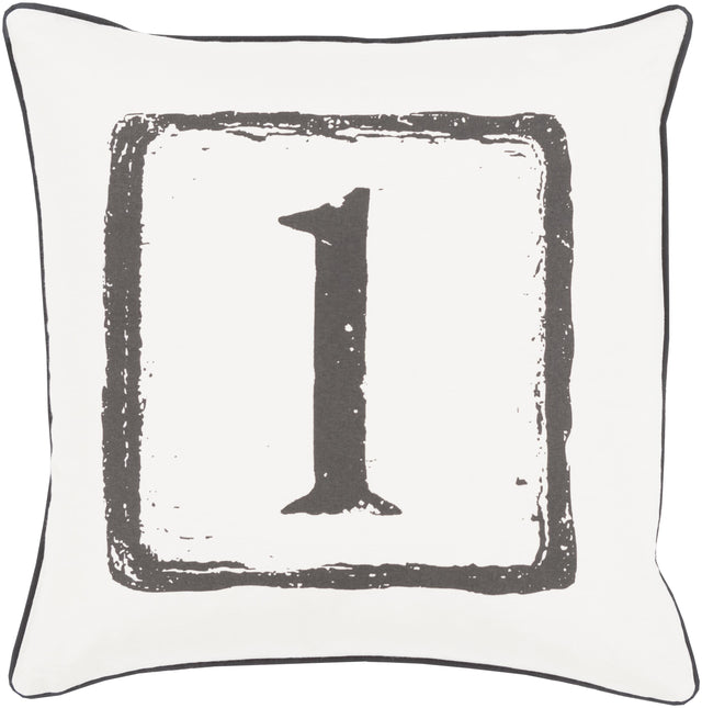 Surya Big Kid Blocks BKB-040 22"H x 22"W Pillow Cover