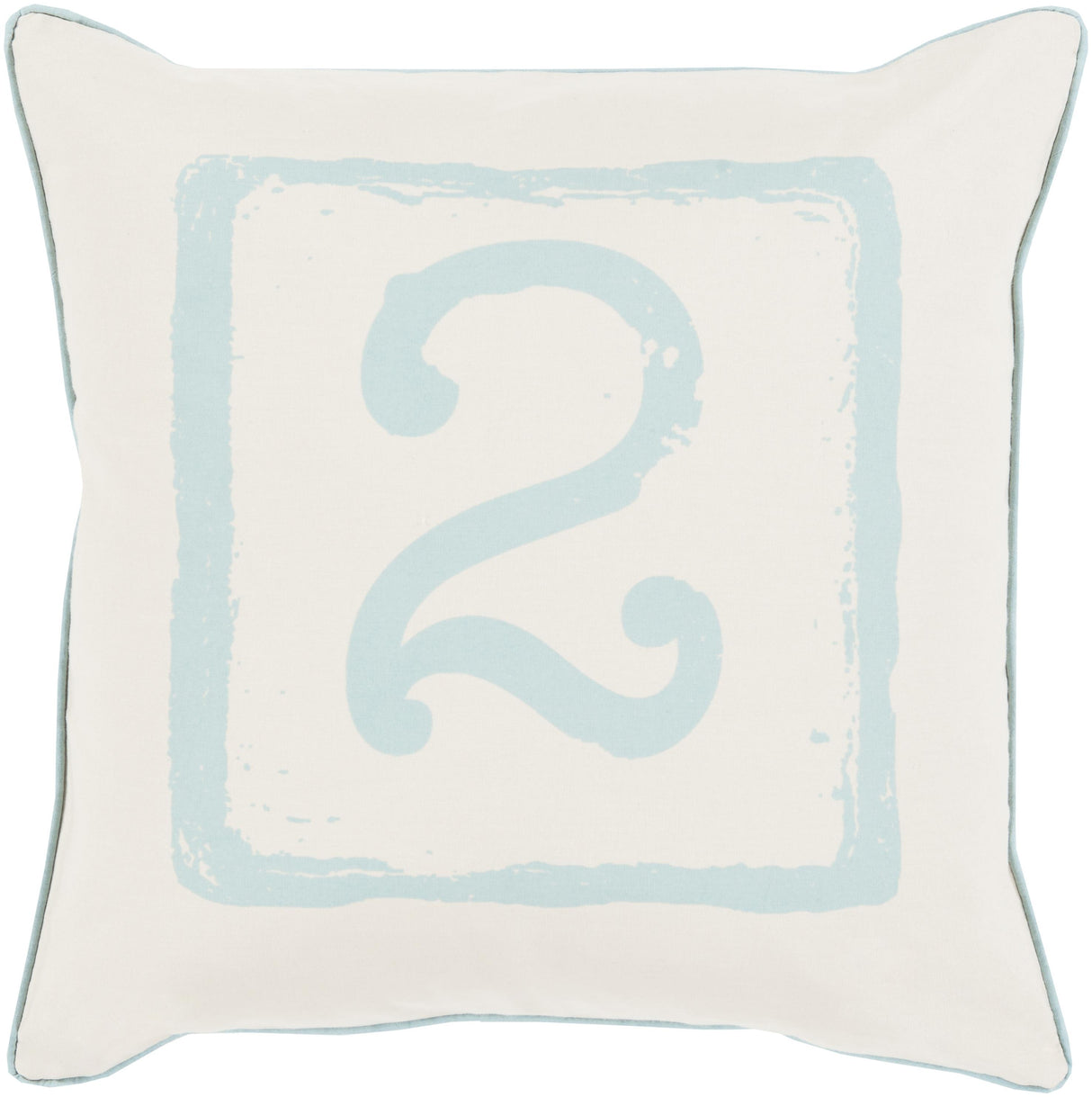 Surya Big Kid Blocks BKB-043 18"H x 18"W Pillow Cover