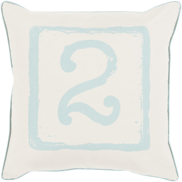 Surya Big Kid Blocks BKB-043 18"H x 18"W Pillow Cover