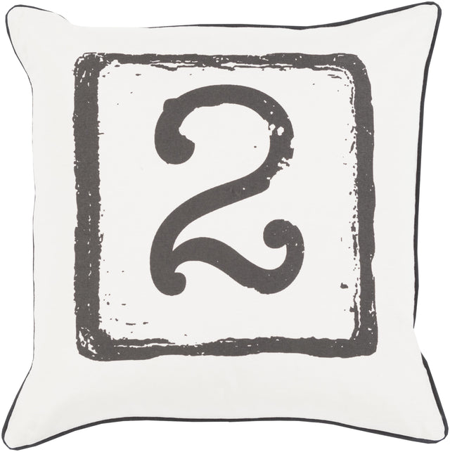 Surya Big Kid Blocks BKB-047 22"H x 22"W Pillow Cover