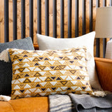Surya Binga BGA-002 Black Cream 14"H x 22"W Pillow Cover