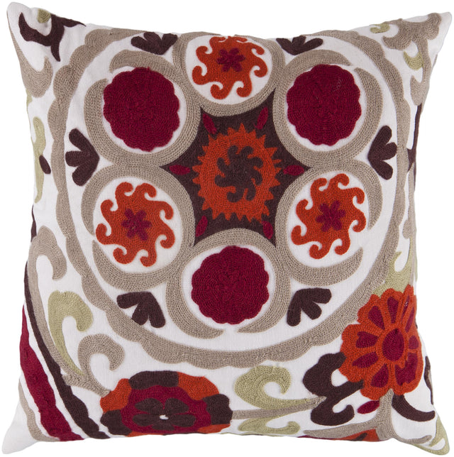 Surya Botanical FF-028 18"H x 18"W Pillow Kit