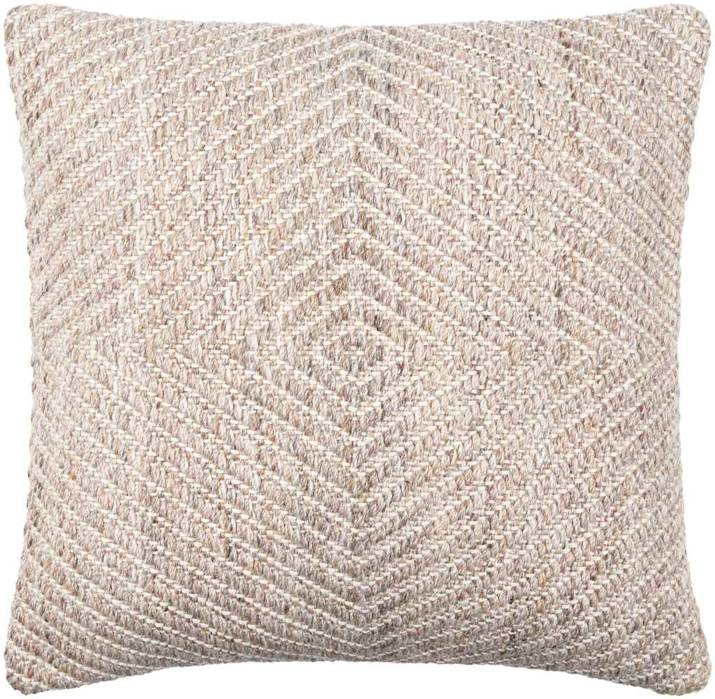 Surya Cairn CAI-002 Beige Dusty Pink 18"H x 18"W Pillow Cover