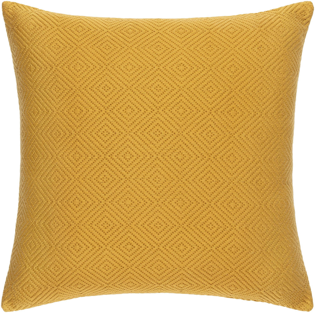 Surya Camilla CIL-001 Medium Brown Mustard 20"H x 20"W Pillow Cover