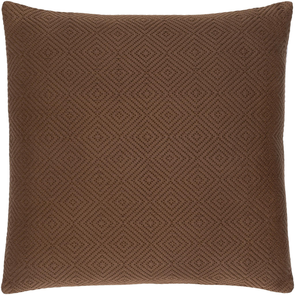 Surya Camilla CIL-002 Brown Dark Brown 20"H x 20"W Pillow Cover