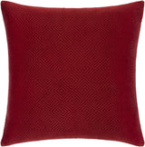 Surya Camilla CIL-004 Burgundy Red 22"H x 22"W Pillow Kit
