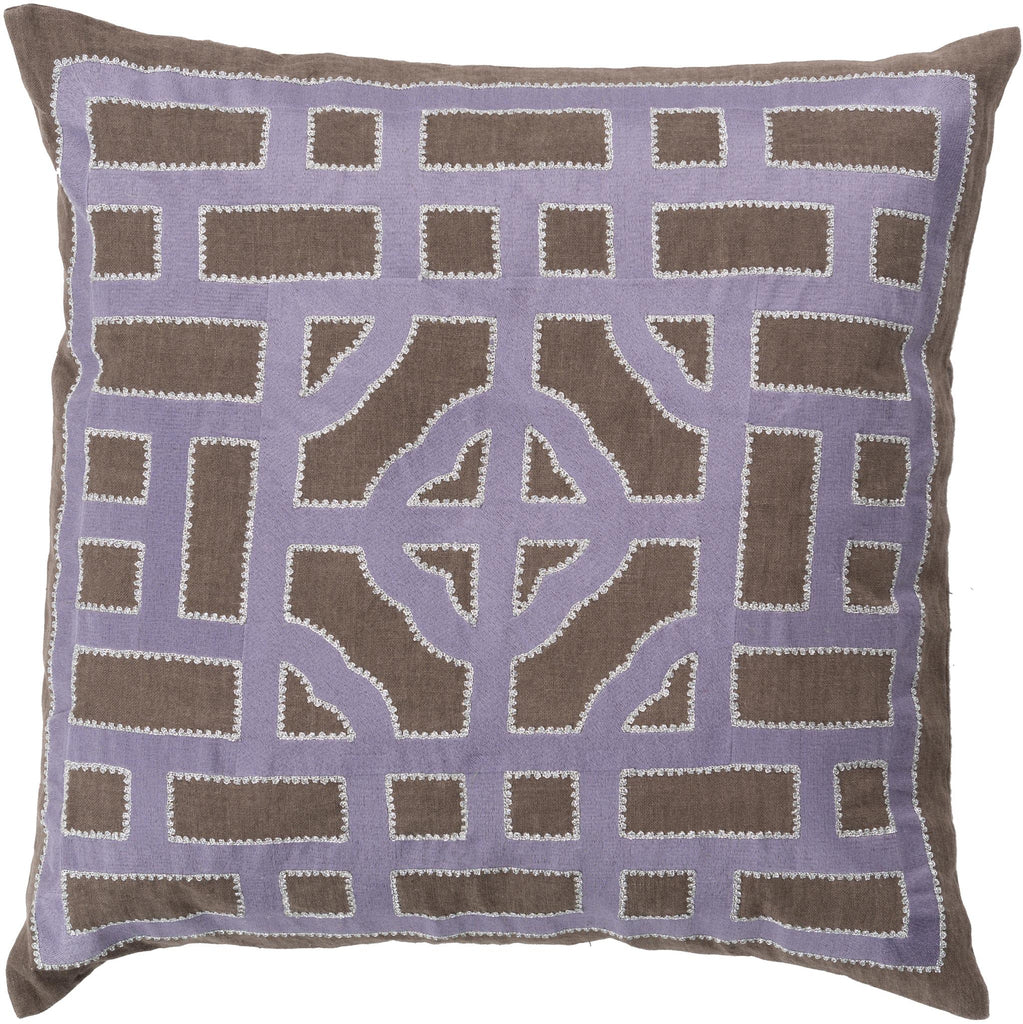 Surya Chinese Gate LD-048 18"L x 18"W Accent Pillow
