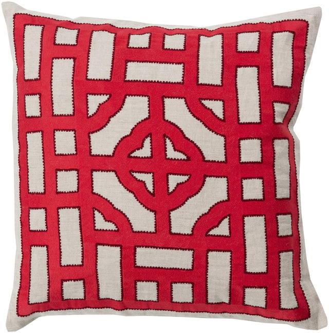 Surya Chinese Gate LD-049 20"H x 20"W Pillow Cover